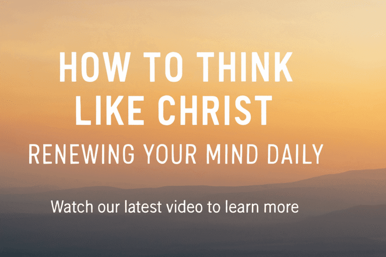 Renewing Your Mind